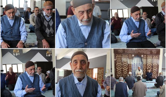 65 yıldır namazlarını camide kılan pir-i fani: Bizimle ahirete gelecek olan amellerimizdir