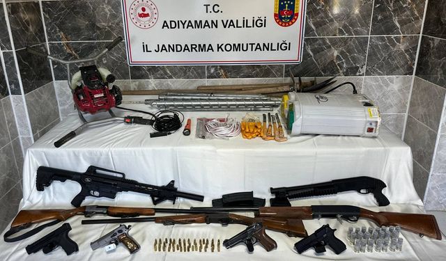 Adıyaman'da izinsiz kazı yapan 6 kişi yakalandı
