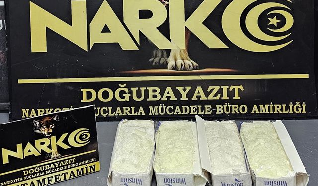 Ağrı'da 3 kilogram ağırlığında uyuşturucu ele geçirildi