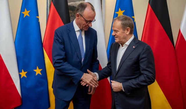 Almanya Başbakanı Merz, Polonya'da Tusk ile Görüştü