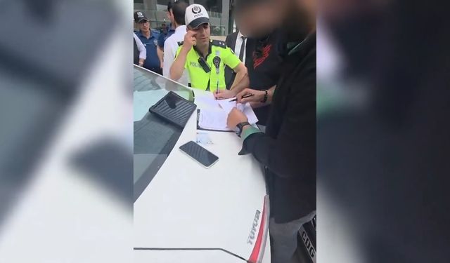 Ambulansa yol vermeyen düğün konvoyuna ceza yağdı