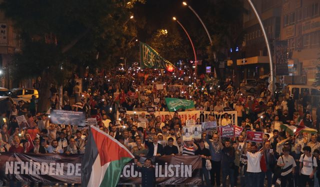 Ankara'da "Tek Gündem: Gazze" sloganıyla yürüyüş düzenlendi