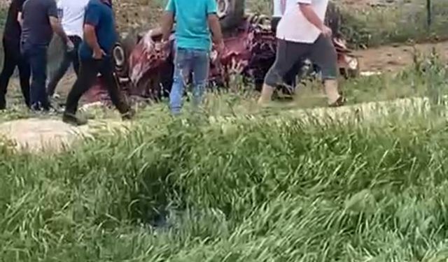 Batman-Hasankeyf yolunda kaza: 1 ağır yaralı