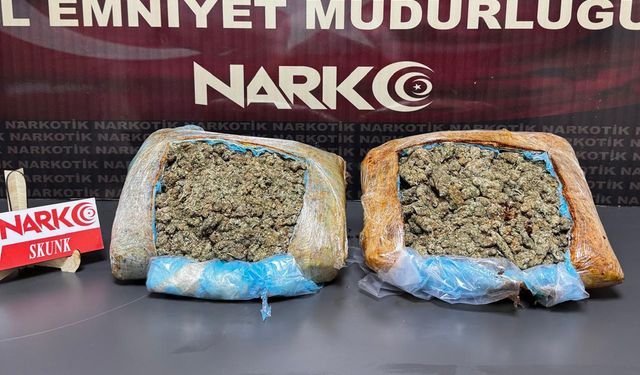 Batman'da uyuşturucu operasyonu: 2 kilo 500 gram skunk ele geçirildi