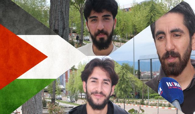 Bingöl Üniversitesi öğrencileri Gazze için konuştu