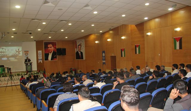 Bingöl Üniversitesi’nde "Gazze" temalı konferans düzenlendi