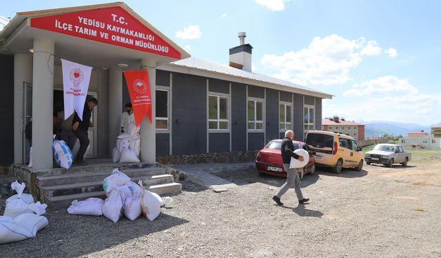 Bingöl’de coğrafi işaretli Horoz Kuru Fasulye tohumu dağıtıldı