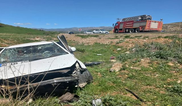 Bingöl’de kaza: 1 ölü, 2 yaralı