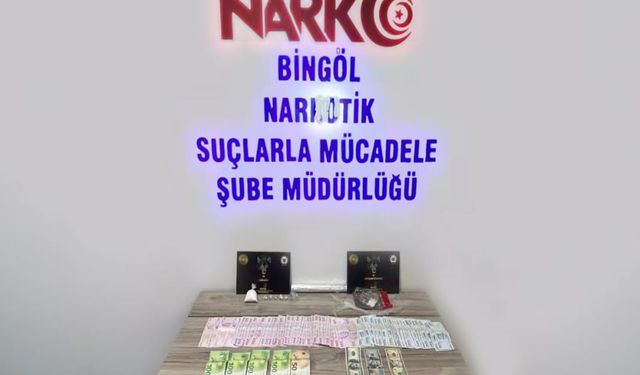 Bingöl'de uyuşturucu operasyonu: 1 tutuklama