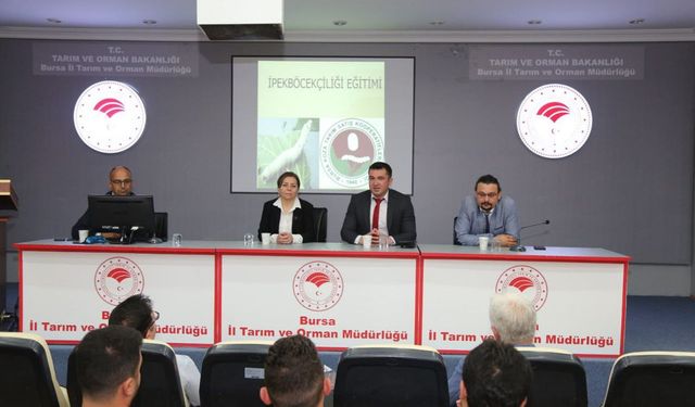 Bursa'da ipekböcekçiliği eğitimi başladı