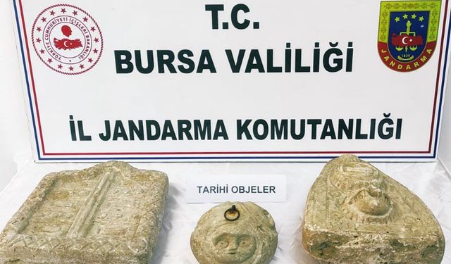 Bursa'da tarihi eser operasyonu: 2 gözaltı