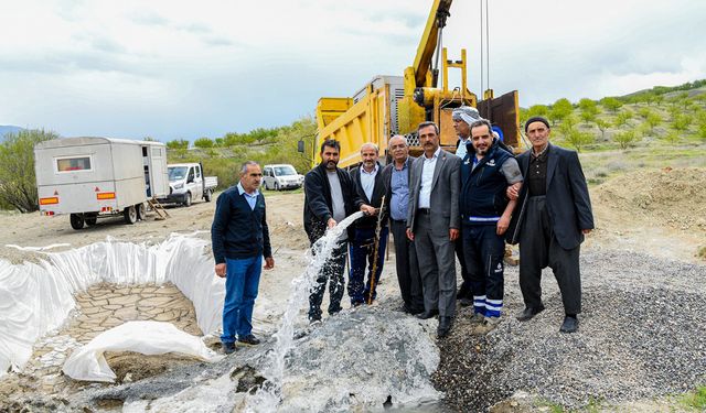 Büyükşehir Belediyesinden Meydancık'a temiz içme suyu