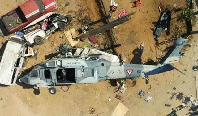 Çin'de helikopter kazası: 1 ölü, 4 yaralı