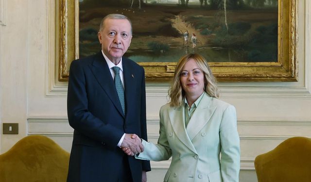Cumhurbaşkanı Erdoğan, İtalya Başbakanı Meloni ile görüştü