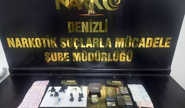 Denizli'de uyuşturucu operasyonu: 22 gözaltı