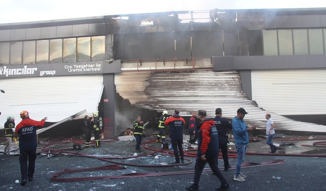 Diyarbakır'da sanayi sitesinde patlama