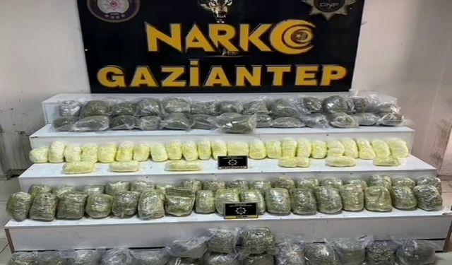 Gaziantep'te uyuşturucu operasyonu: 5 gözaltı
