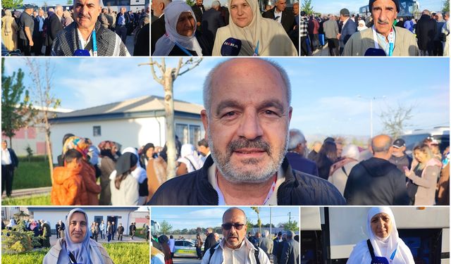 Hacı adayları: Yıllardır özlemini çektiğimiz kutsal topraklara gitmenin heyecanını yaşıyoruz