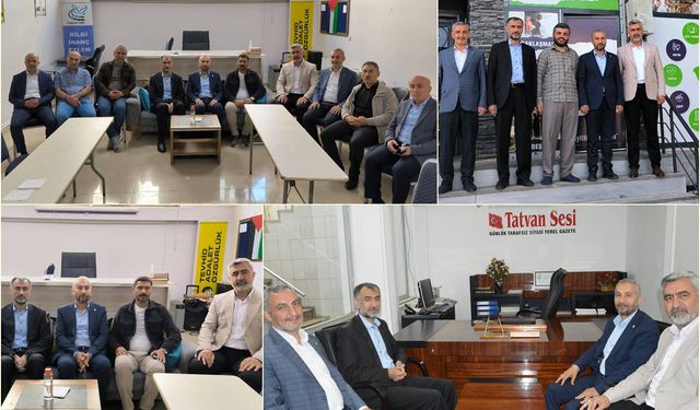 HÜDA PAR heyeti Bitlis'te temaslarda bulundu