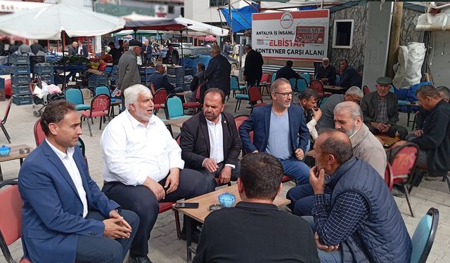 HÜDA PAR Kahramanmaraş İl Başkanlığı esnaf ve köy ziyaretlerine devam ediyor