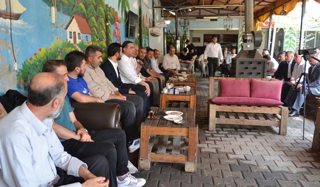 HÜDA PAR Milletvekili Serkan Ramanlı Bursa'da esnafı dinledi, vatandaşla buluştu