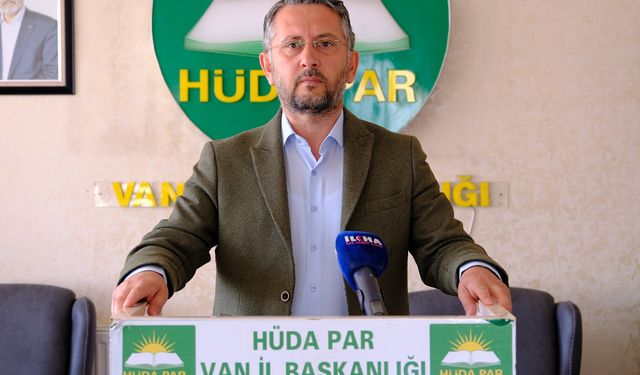 HÜDA PAR Van İl Başkanı Sayğın, Valilik projelerini değerlendirdi