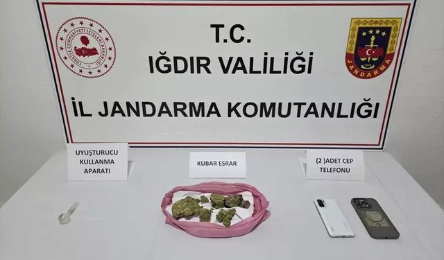Iğdır'da uyuşturucu operasyonu: 2 gözaltı