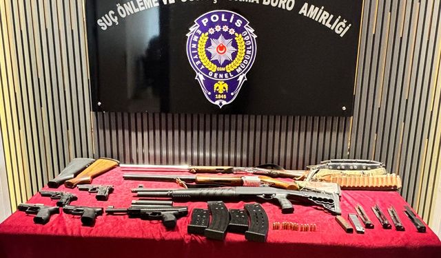 İkametinde ruhsatsız silah bulunduran şahıs yakalandı
