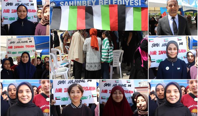İmam hatipliler Filistinli kardeşleri için kermes açtı