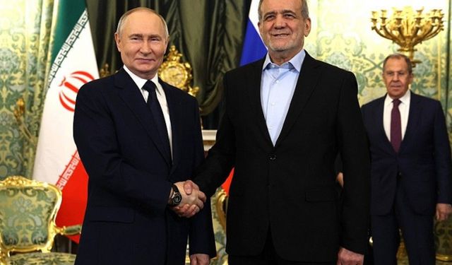 İran Cumhurbaşkanı Pezeşkiyan ile Putin görüştü