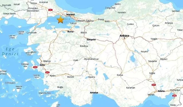 İstanbul'da 4,0 büyüklüğünde deprem