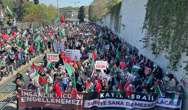 İstanbul'da binler ABD konsolosluğuna yürüdü