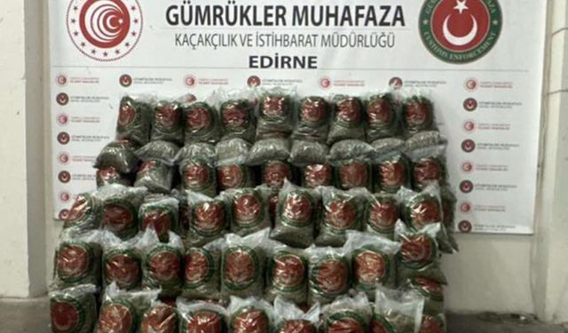 Kapıkule Sınır Kapısı'nda 382 kilogram uyuşturucu ele geçirildi
