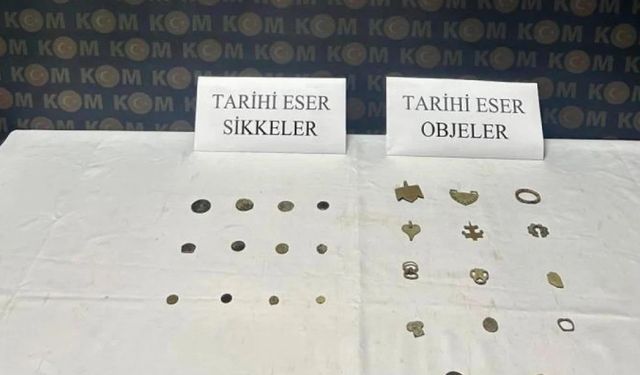 Karabük'te tarihi eser operasyonu