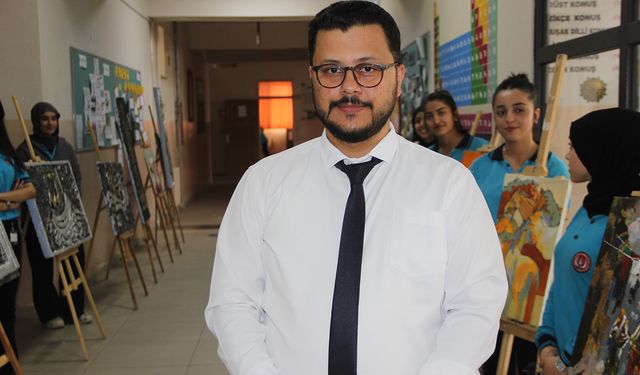 Kudüs hassasiyeti Cizre İmam Hatip Lisesi öğrencilerinin sergisine yansıdı