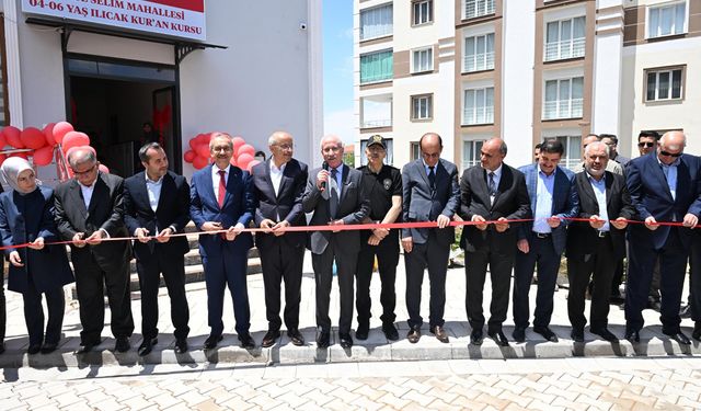 Malatya'da Ilıcak Camii ve Kur'an kursu dualarla açıldı