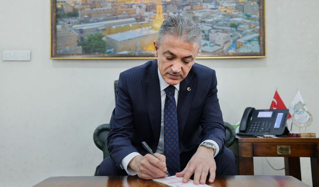 Mardin Valisi Akkoyun, kurban vekâletini Gazze’ye verdi