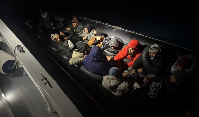 Muğla açıklarında 95 düzensiz göçmen yakalandı