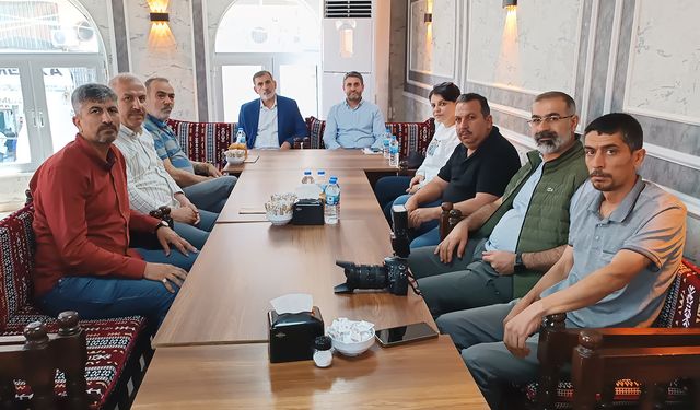 Peygamber Sevdalıları Derneği, Gazze gündemiyle Siverek basınıyla bir araya geldi