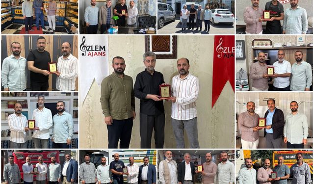 Peygamber Sevdalılarından Diyarbakır'daki işletmelere teşekkür plaketi
