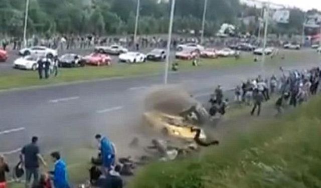Polonya’da sürücü seyircilerin arasına daldı: 18 yaralı
