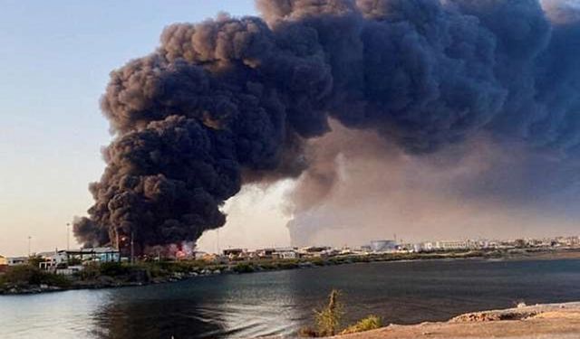 Port Sudan'da yangınlar söndürüldü, elektrik hizmeti normale döndü