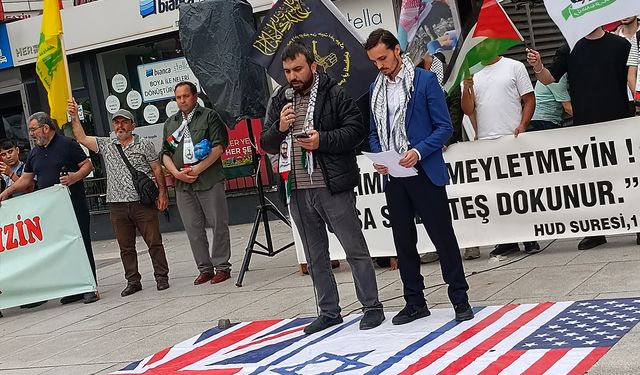 Sakarya'da Gazze için "Direniş Çadırı" nöbeti devam ediyor
