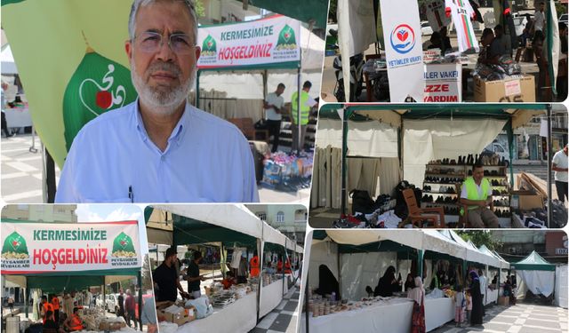 Şanlıurfa’da ihtiyaç sahipleri için kermes: Hem öğrencilere hem Gazze’ye destek