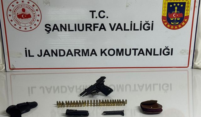 Şanlıurfa’da ruhsatsız silah operasyonu