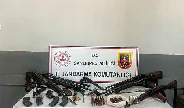 Şanlıurfa’da silah kaçakçılığı operasyonu