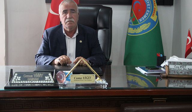 Şehitkamil Ziraat Odası Başkanı Yiğit: Çiftçi desteklenirse ürün sayısı artar