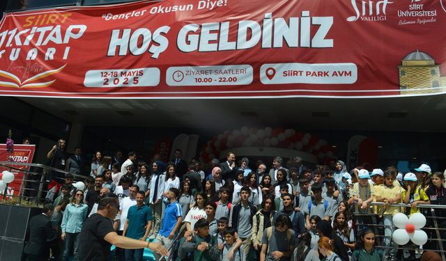 Siirt’te 11. Kitap Fuarı “Gençler Okusun Diye” temasıyla kapılarını açtı