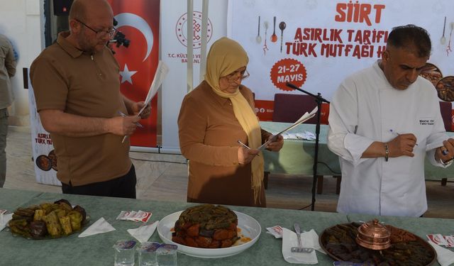 Siirt’te 4. yöresel yemek yarışması düzenlendi