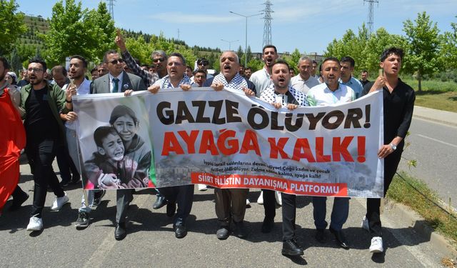 Siirt'te "Gazze İçin İntifada” programı yoğun katılımla gerçekleşti